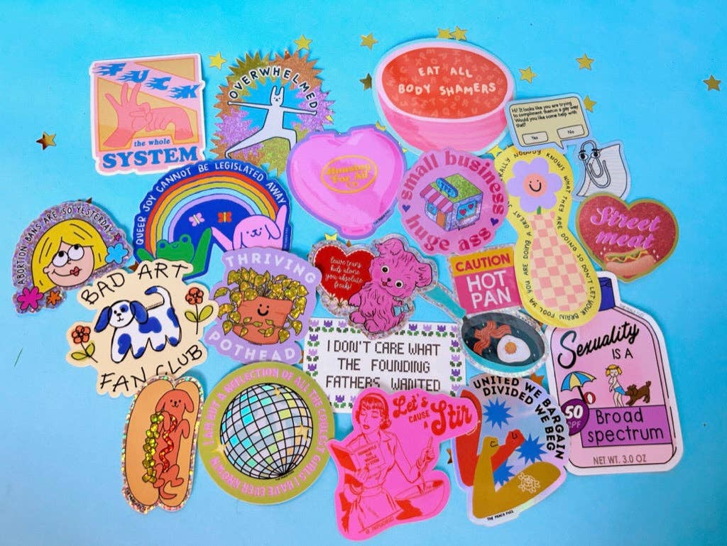 The Peach Fuzz - Queer Joy Cannot Be Legislated Away Sticker
