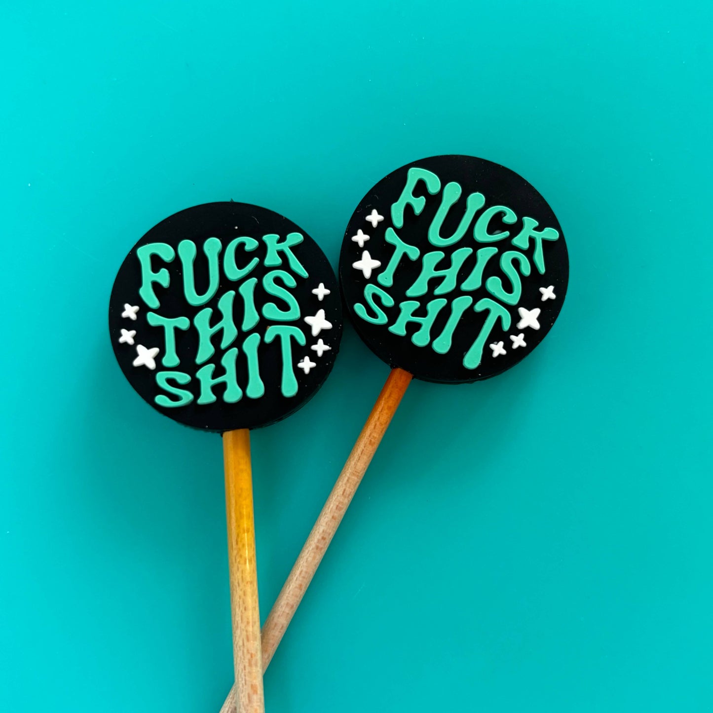 Comma Craft Co - Fuck this Shit Needle Toppers