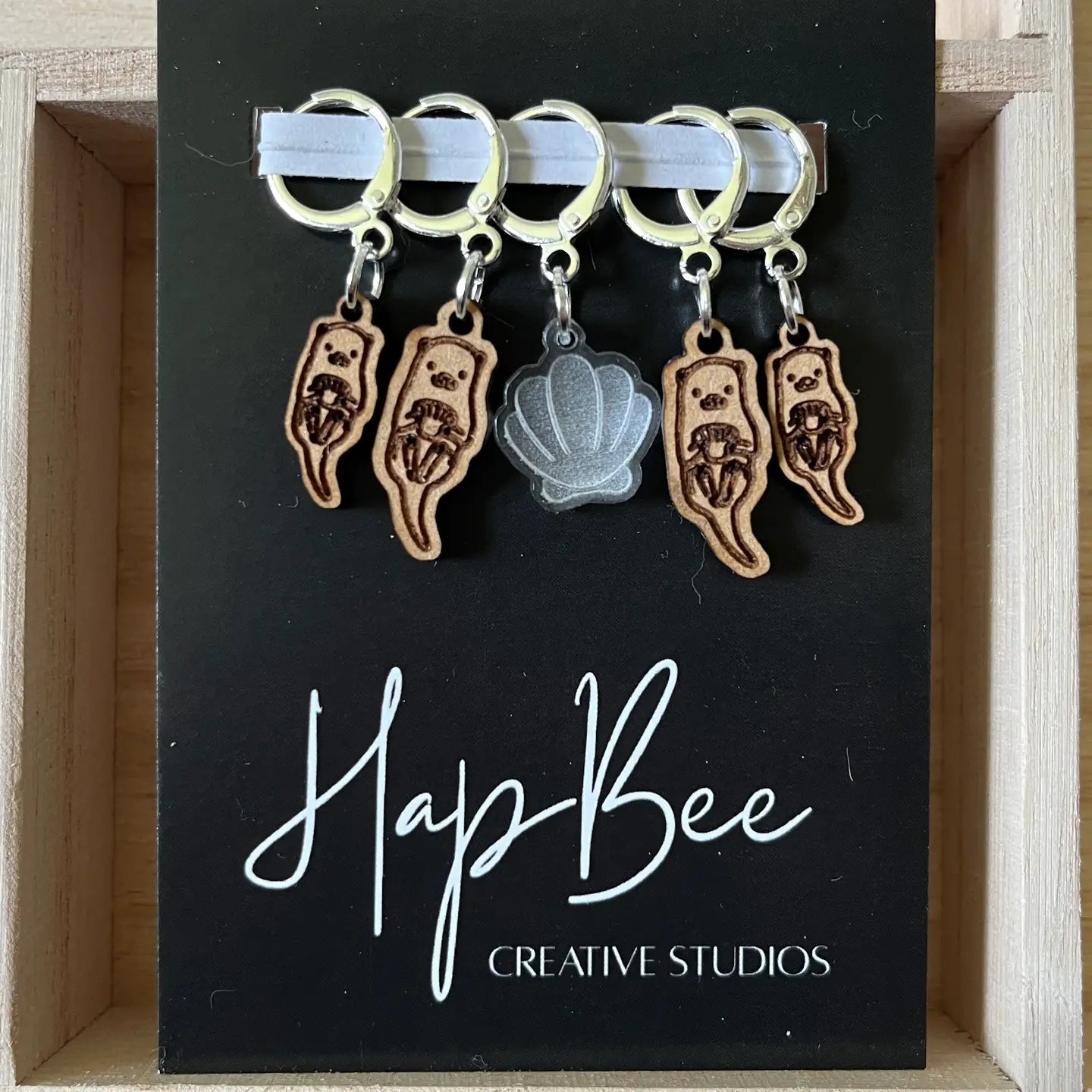 HapBee Creative Studio - Otter Stitch Markers