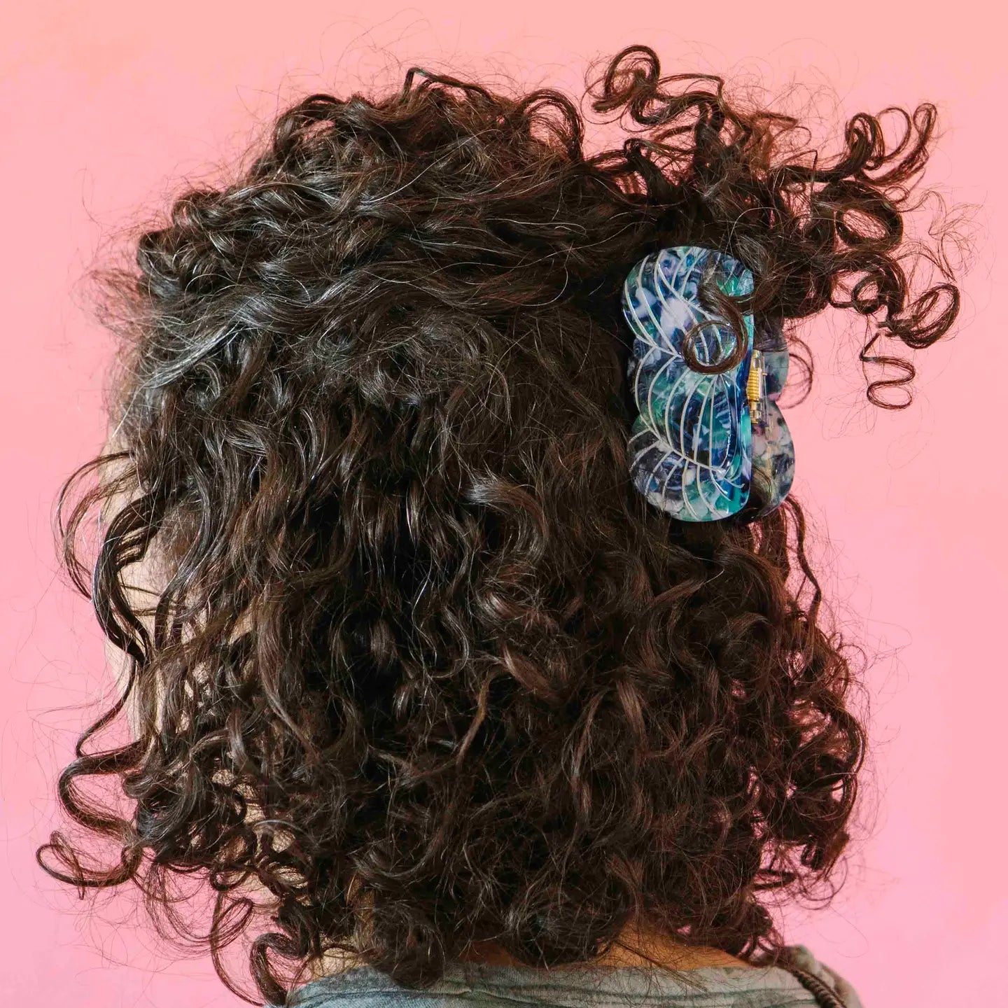 Sarah Hearts Yarn Skein Hair Claw