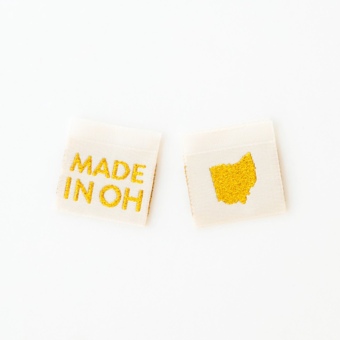 Sarah Hearts Made in Ohio Woven Labels