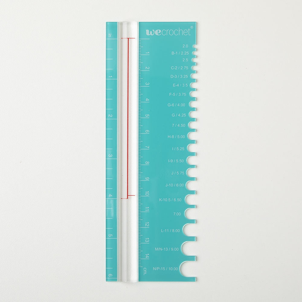We Crochet - View Sizer Gauge Ruler