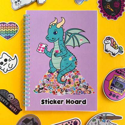 Kitty With A Cupcake - Sticker Hoard Reusable Sticker Book