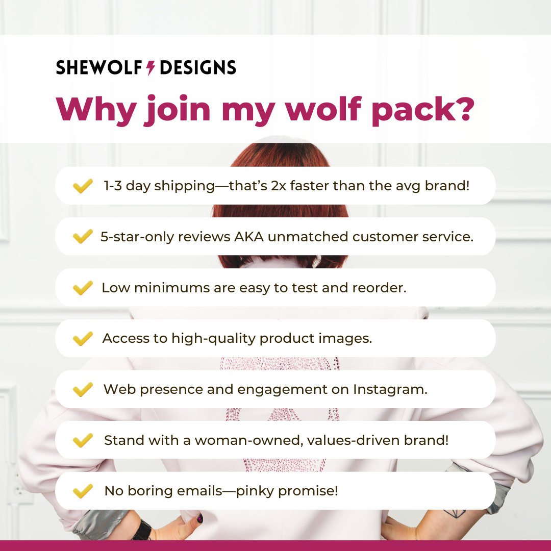SHEWOLF Designs -  Main Character Energy Pouch