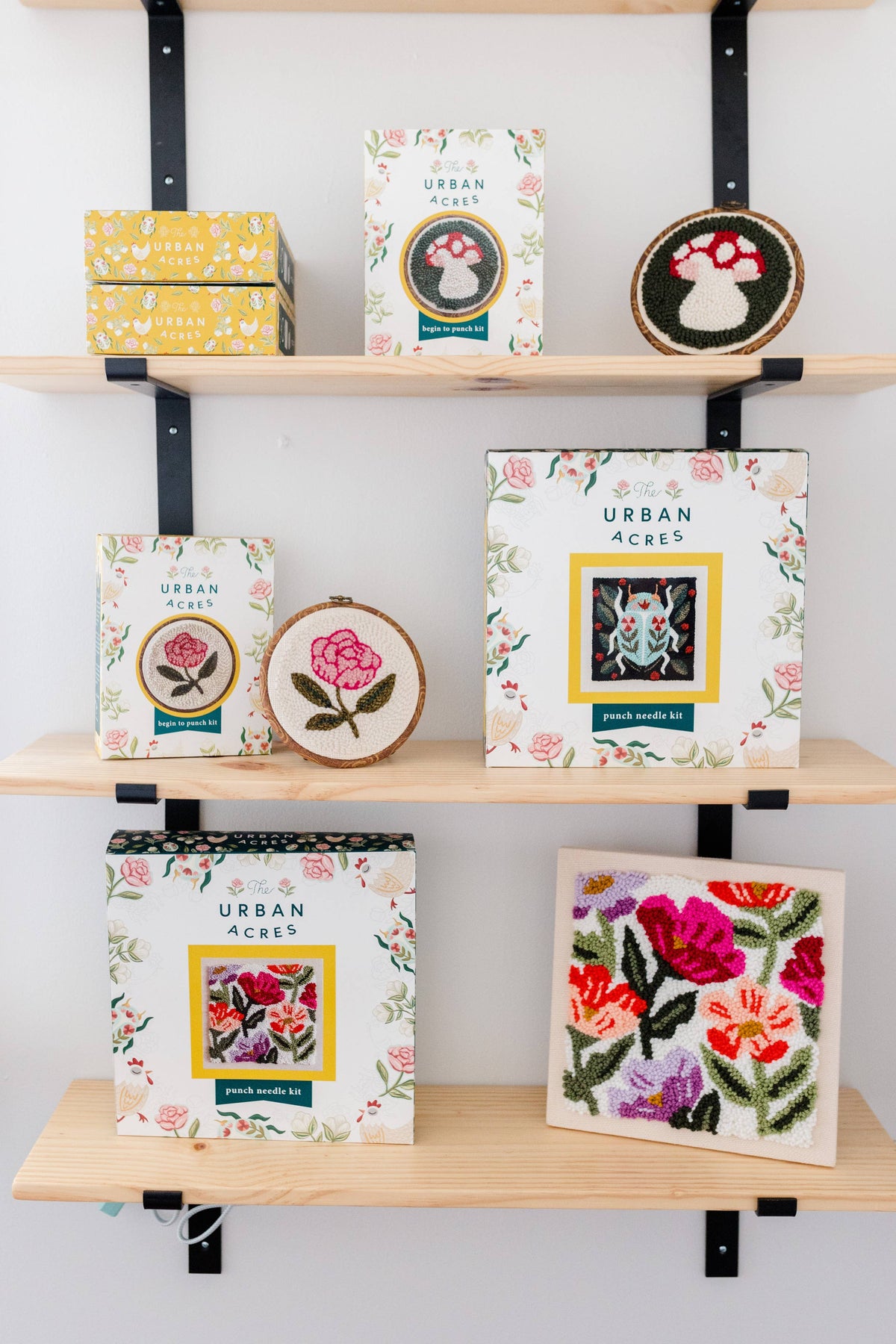 The Urban Acres - Sunshine Punch Needle Kit 