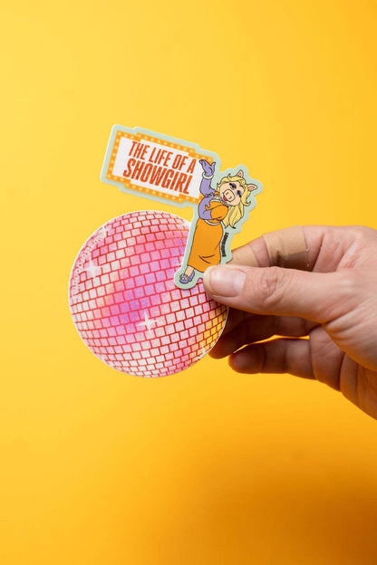 Natterdoodle - The Life of a Showgirl Miss Piggy Sticker – Waterproof Vinyl