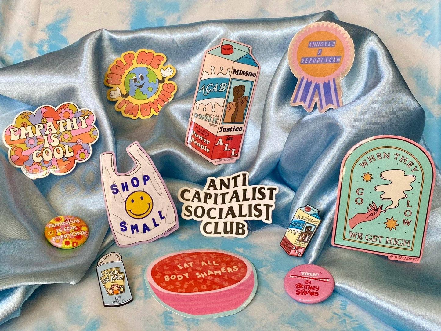 The Peach Fuzz - ACAB Milk Carton Sticker
