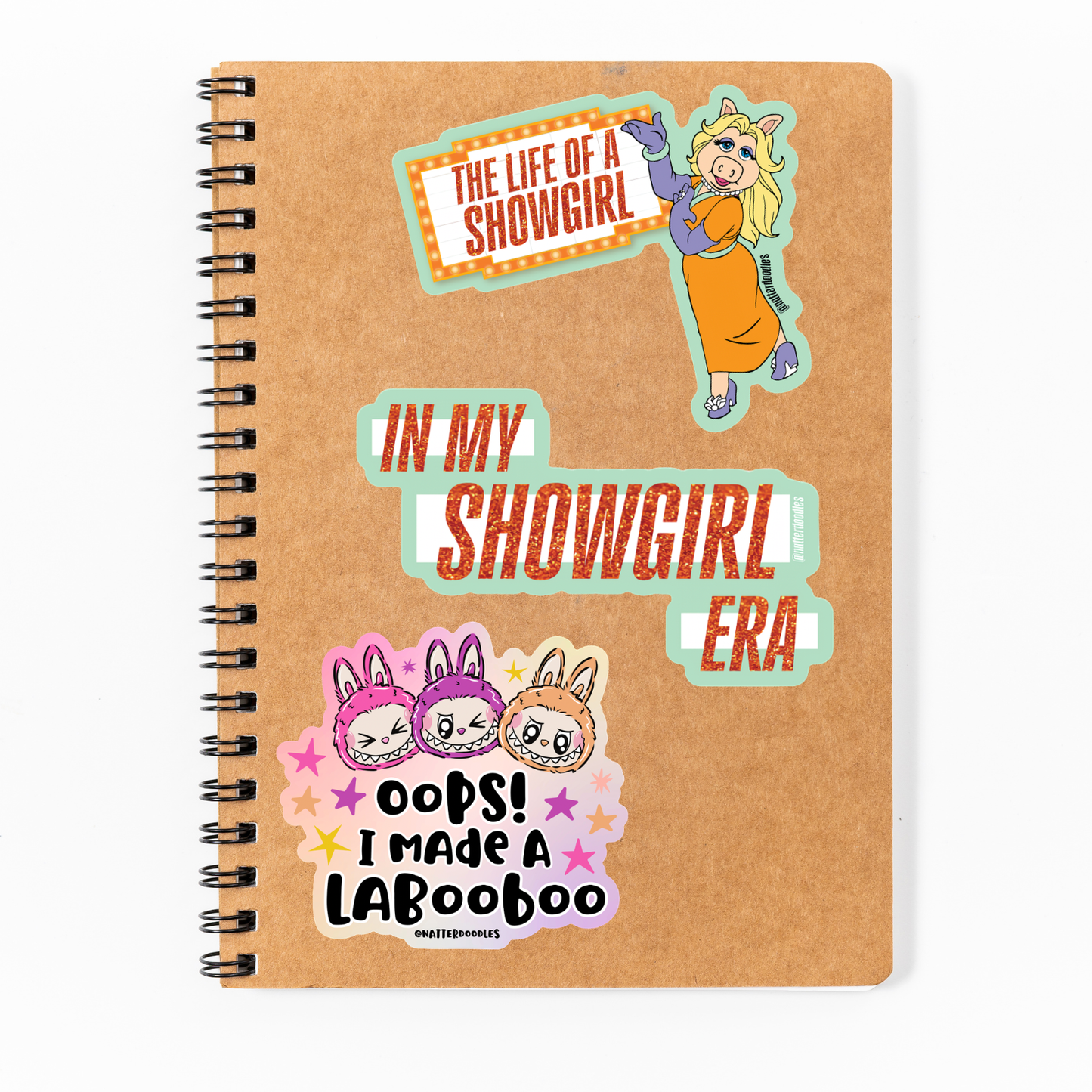 Natterdoodle - The Life of a Showgirl Miss Piggy Sticker – Waterproof Vinyl