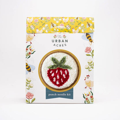 The Urban Acres - Strawberry Punch Needle Kit