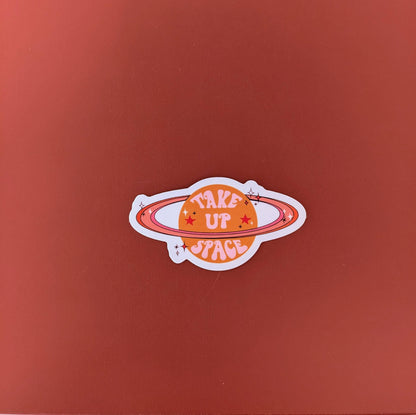 Ghost Poppy - Take Up Space Sticker
