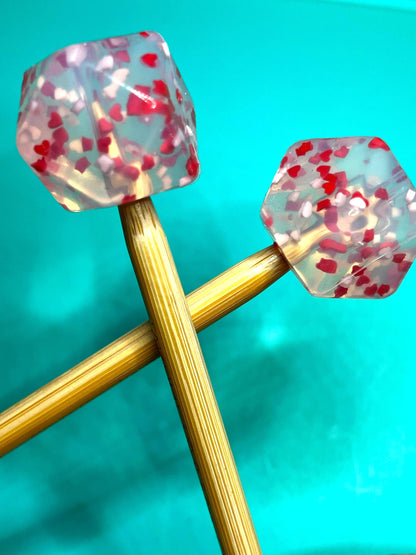 Comma Craft Co - Confetti Needle Toppers