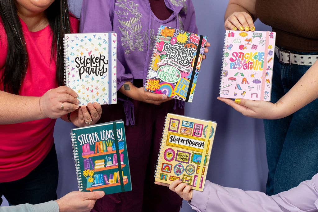 Natterdoodle - Sticker Museum Album – Reusable Sticker Storage Book