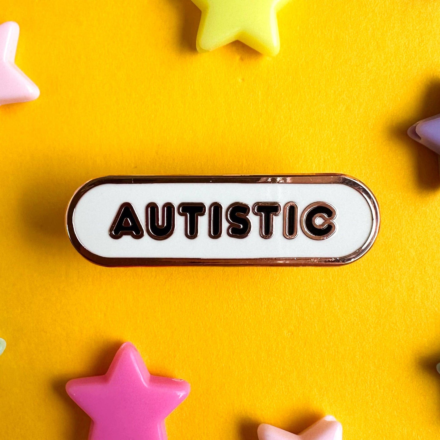 Kitty with a Cupcake - Accessibility Plaque Enamel Pin