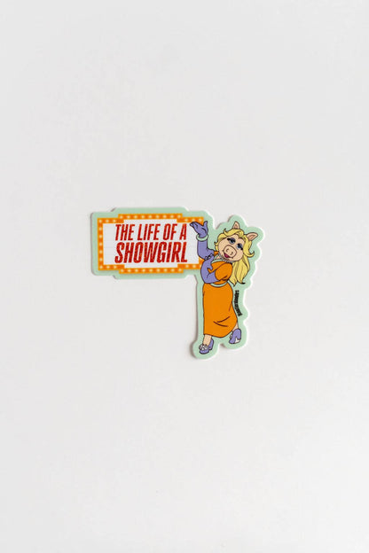 Natterdoodle - The Life of a Showgirl Miss Piggy Sticker – Waterproof Vinyl