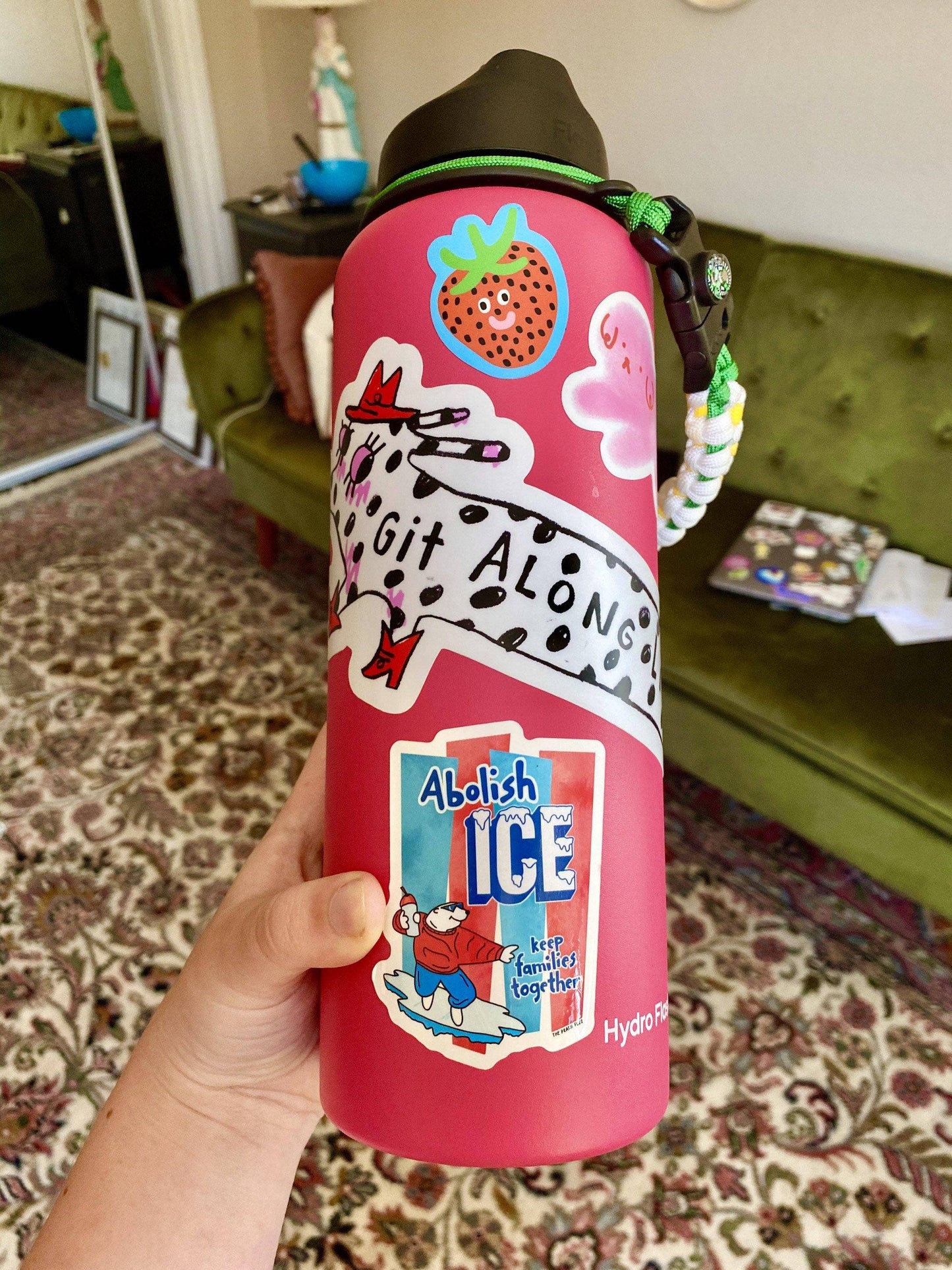 The Peach Fuzz - Abolish ICE Sticker