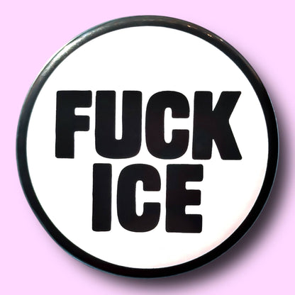 The Hissin' Kitten - FUCK ICE Button