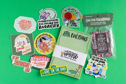 NatterDoodle - One Thing About Me: I Dilly & I Dally Sticker