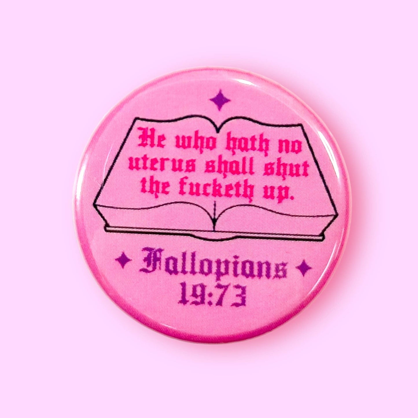 The Hissin' Kitten - Fallopians 19:73 Button