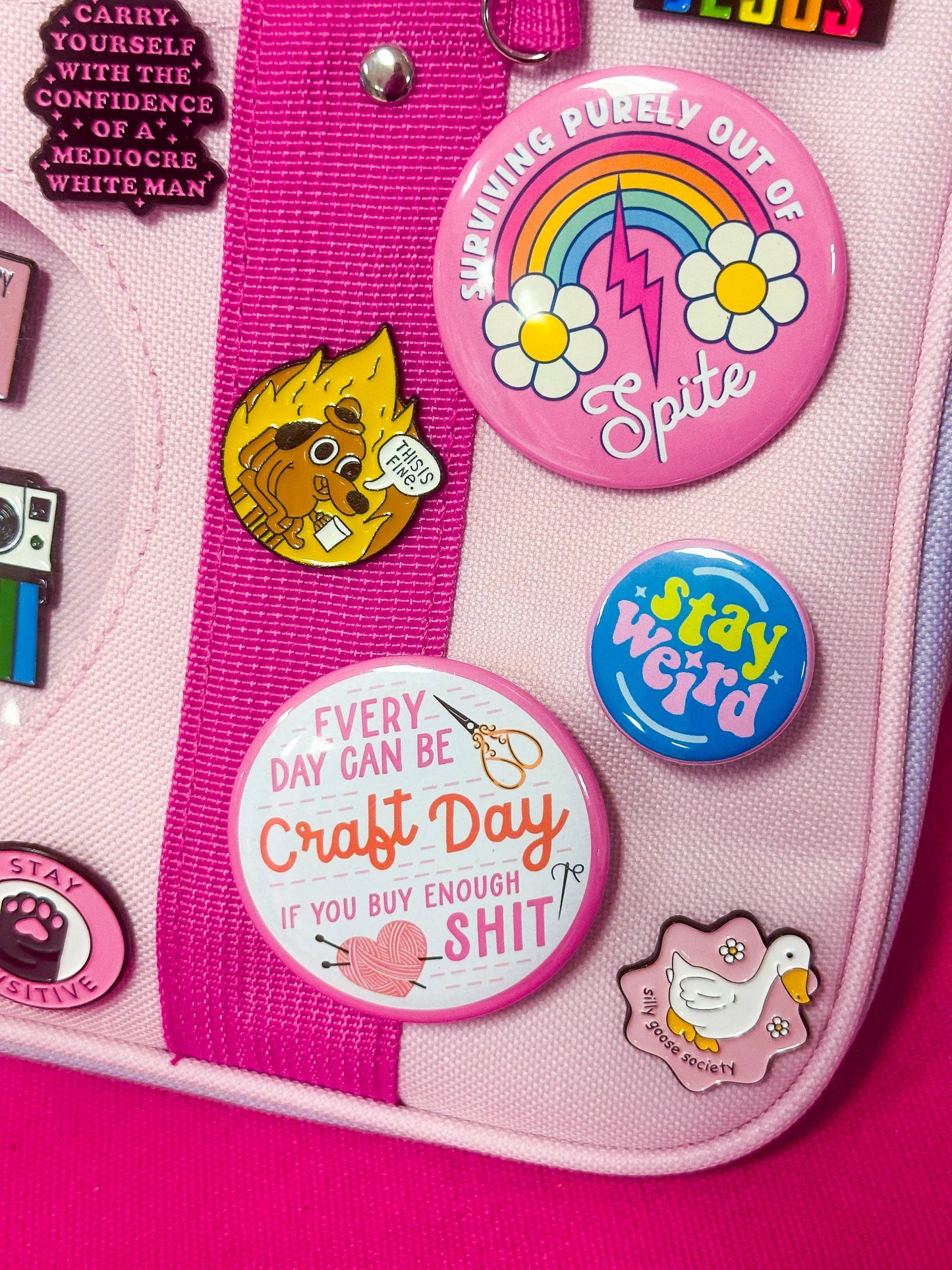 The Hissin' Kitten - Fallopians 19:73 Button