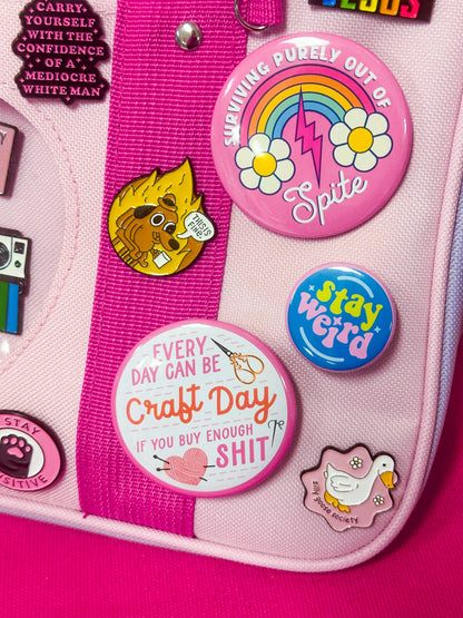 The Hissin' Kitten - Fallopians 19:73 Button