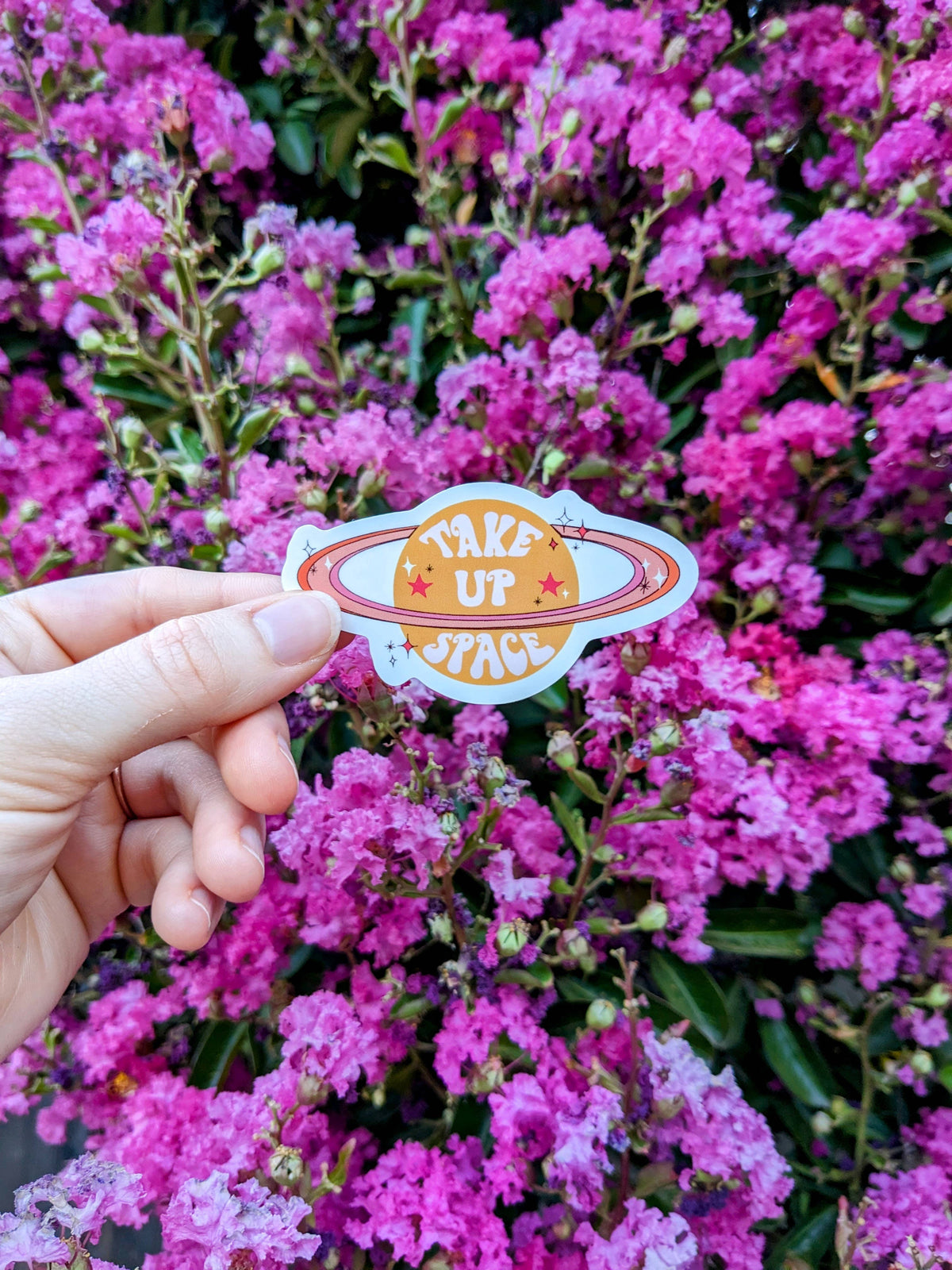 Ghost Poppy - Take Up Space Sticker