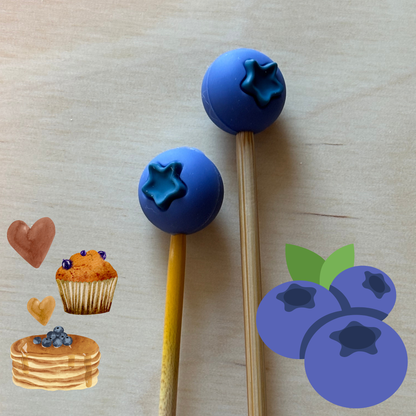 Comma Craft Co - Blueberry Needle Toppers