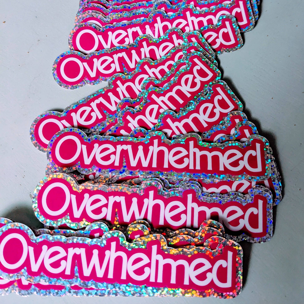 Ghost Poppy - Overwhelmed Sticker