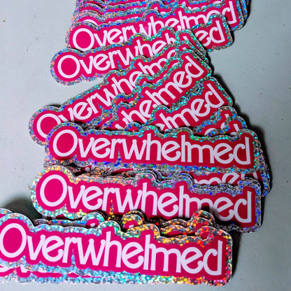 Ghost Poppy - Overwhelmed Sticker