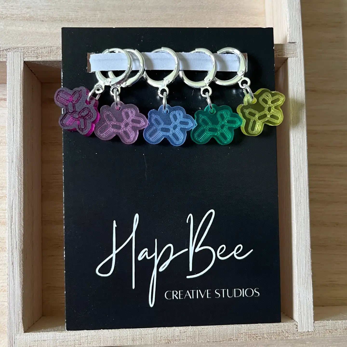 HapBee Creative Studio - Balloon Dog Stitch Markers