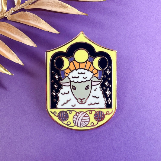 Kitty with a Cupcake - Cosmic Sheep Enamel Pin