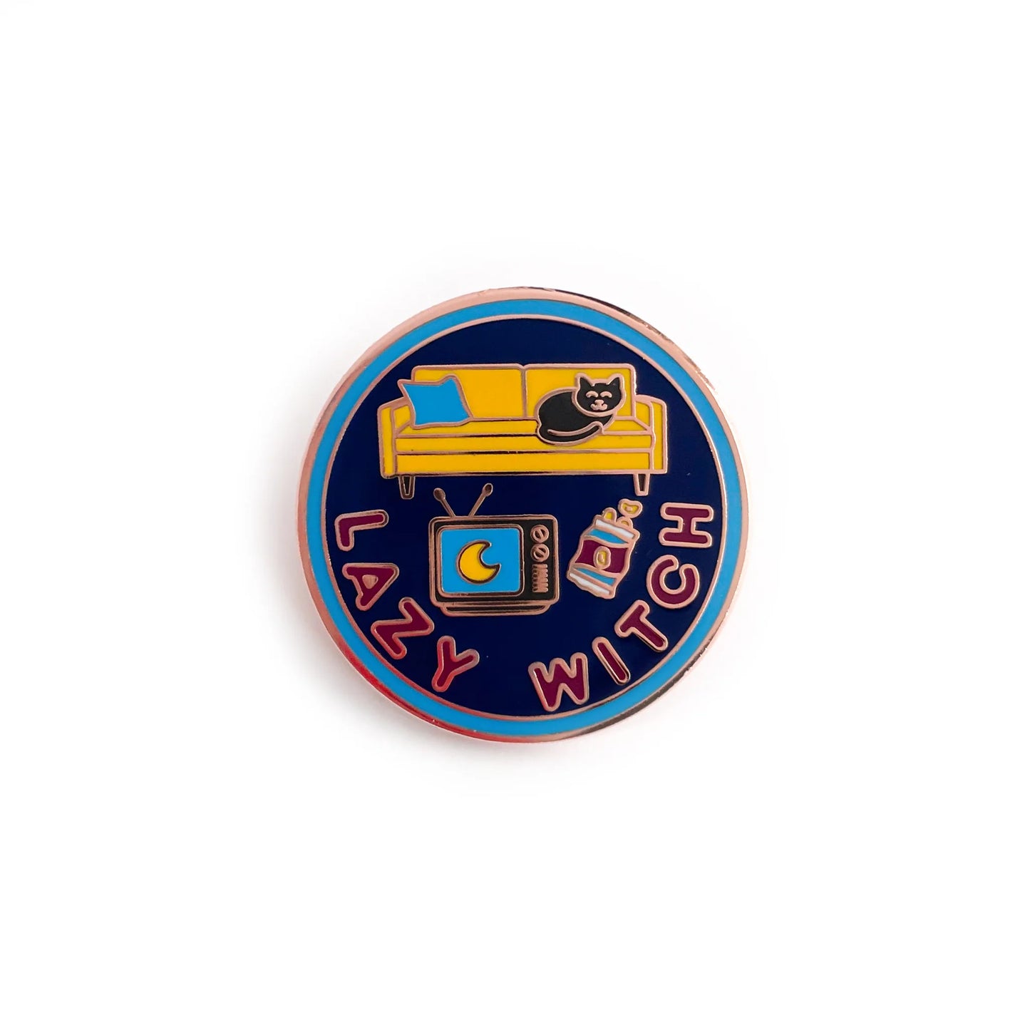 Kitty with a Cupcake - Magical Merit Badge Enamel Pins