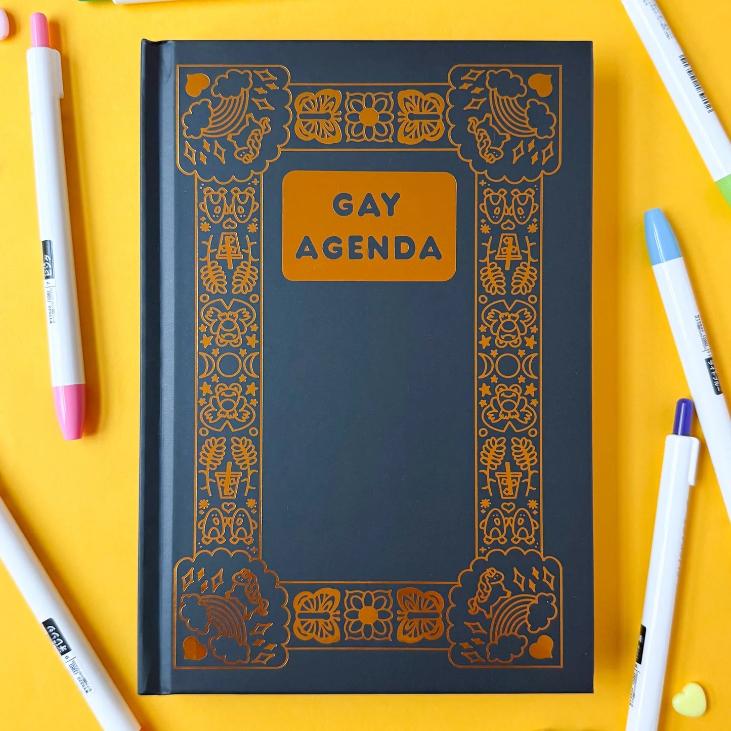 Kitty with a Cupcake - Gay Agenda Notebook