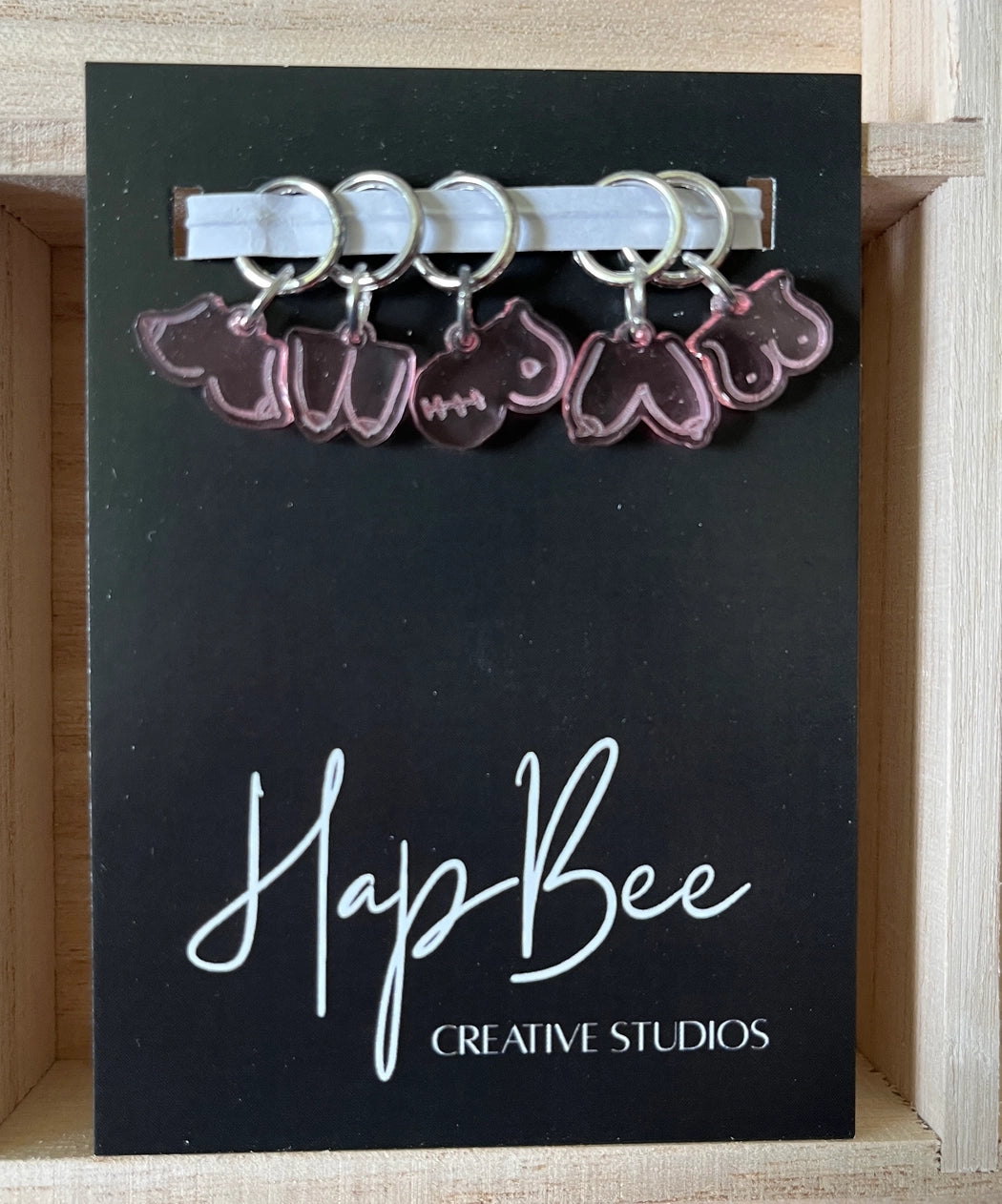 HapBee Creative Studio - Bevy of Boobs Stitch Markers