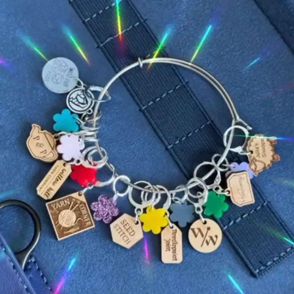 HapBee Creative Studio - Stitch Marker Charm Bracelet