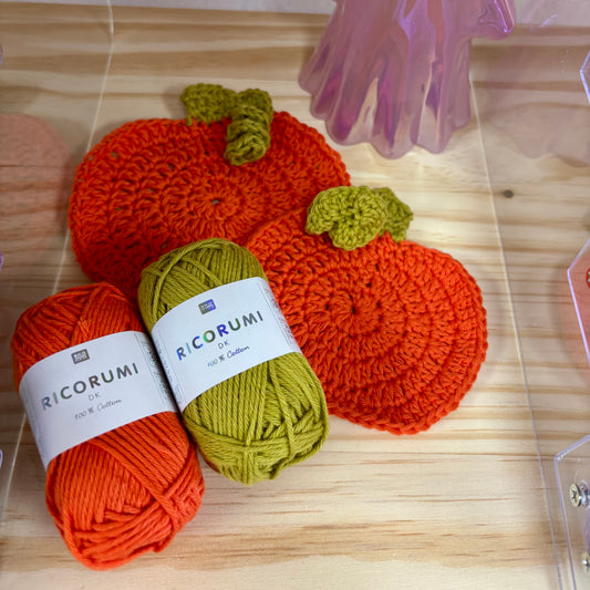 November Crochet Make & Take: Cherry Pie Coasters