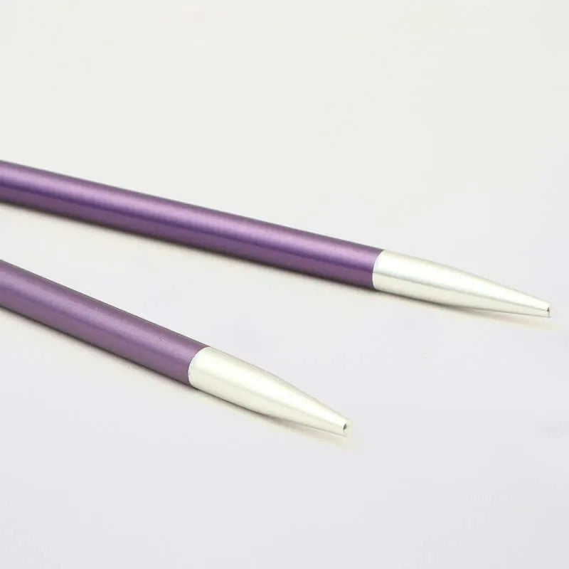 KnitPro Zing Interchangeable Circular Needle Tips (Aluminum)