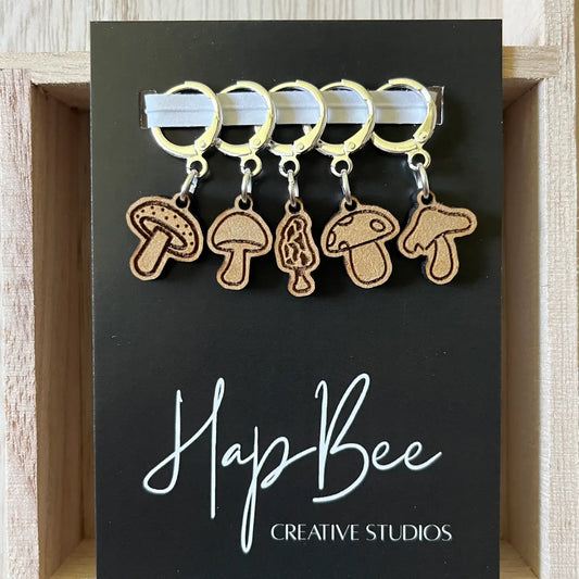 HapBee Creative Studio - Magic Mushroom Stitch Markers