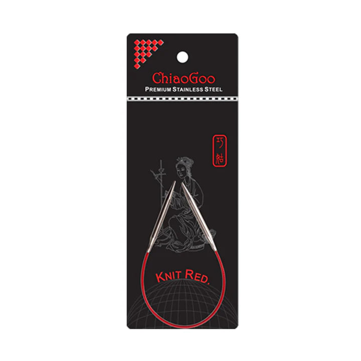 ChiaoGoo Red 9" Circular Needles