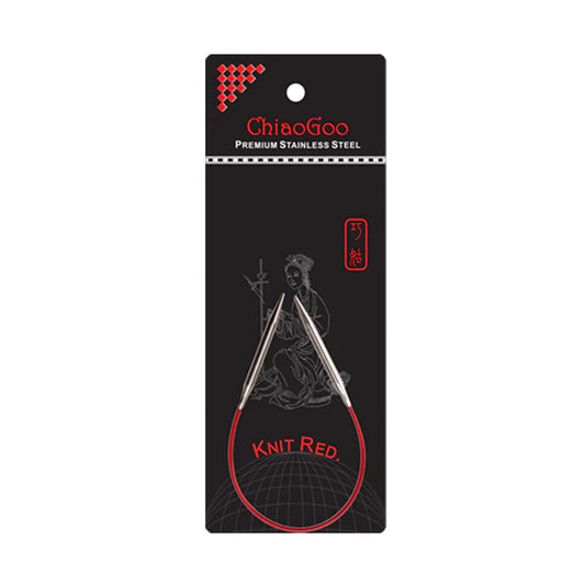 ChiaoGoo Red 9" Circular Needles