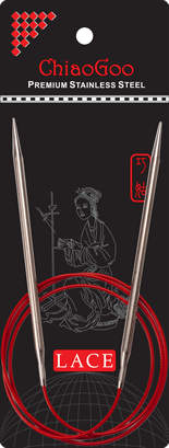ChiaoGoo Red Lace 40" Circular Needles