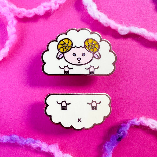 Kitty with a Cupcake - Pride Pals Enamel Pins