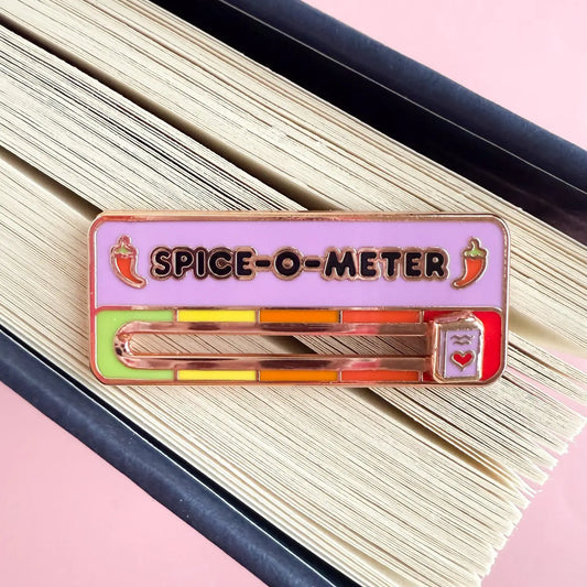 Kitty with a Cupcake - Spice-O-Meter Enamel Pin