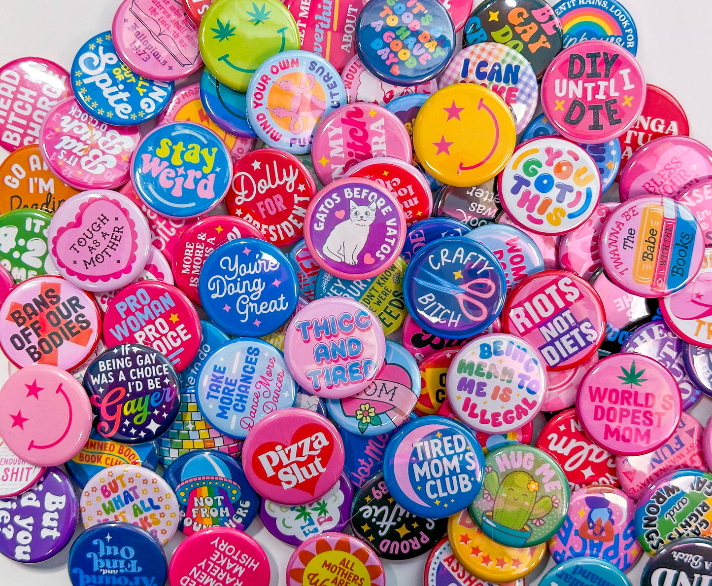 The Hissin' Kitten - Fallopians 19:73 Button