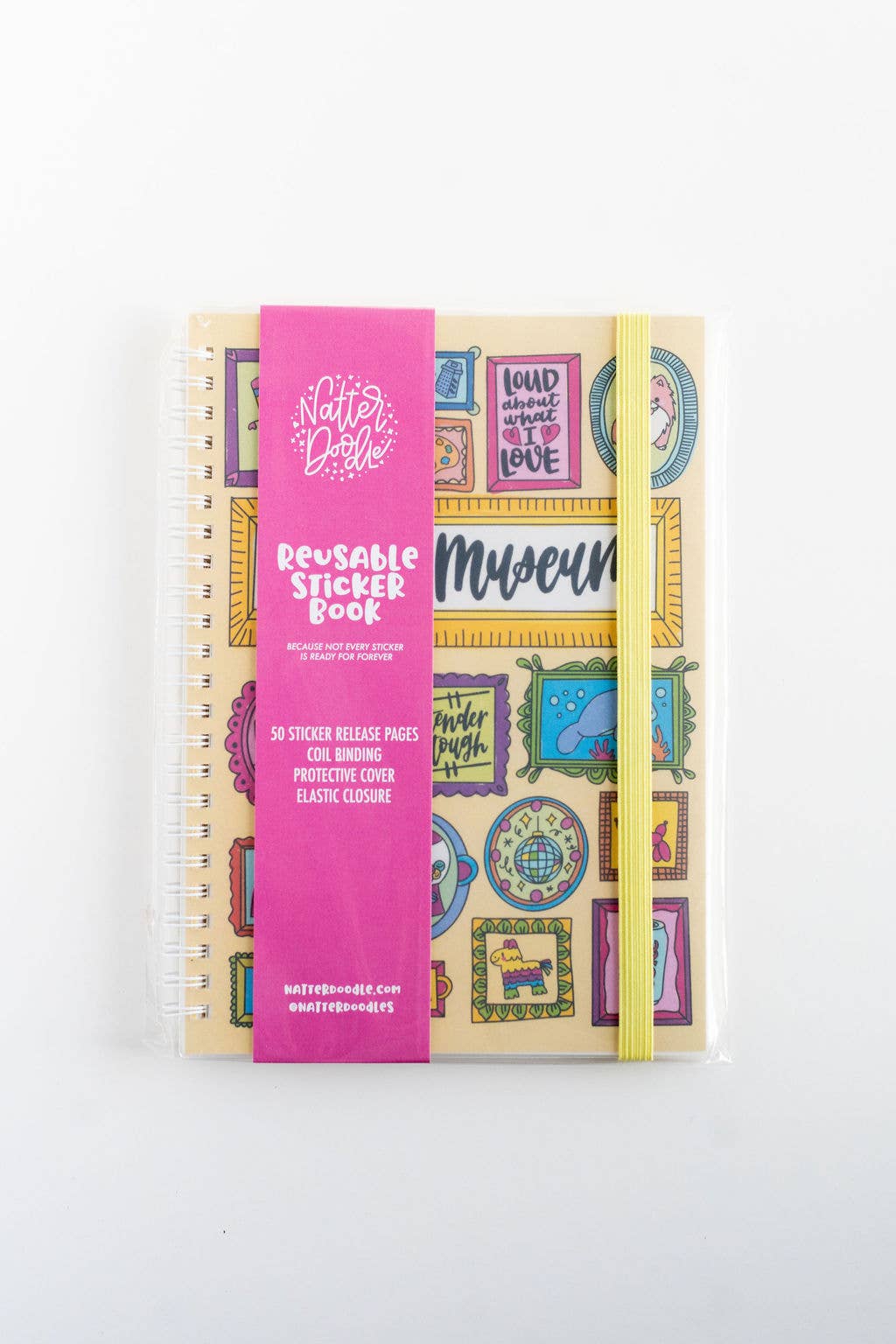 Natterdoodle - Sticker Museum Album – Reusable Sticker Storage Book