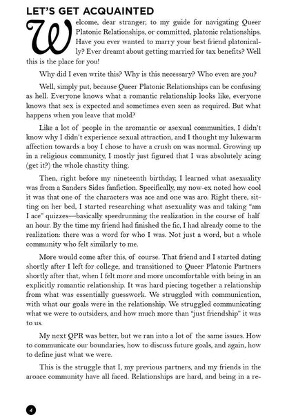 Queer Platonic Relationships: A Guide (Zine)