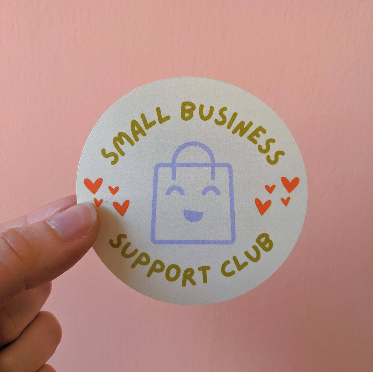 Ghost Poppy - Small Business Support Club Sticker