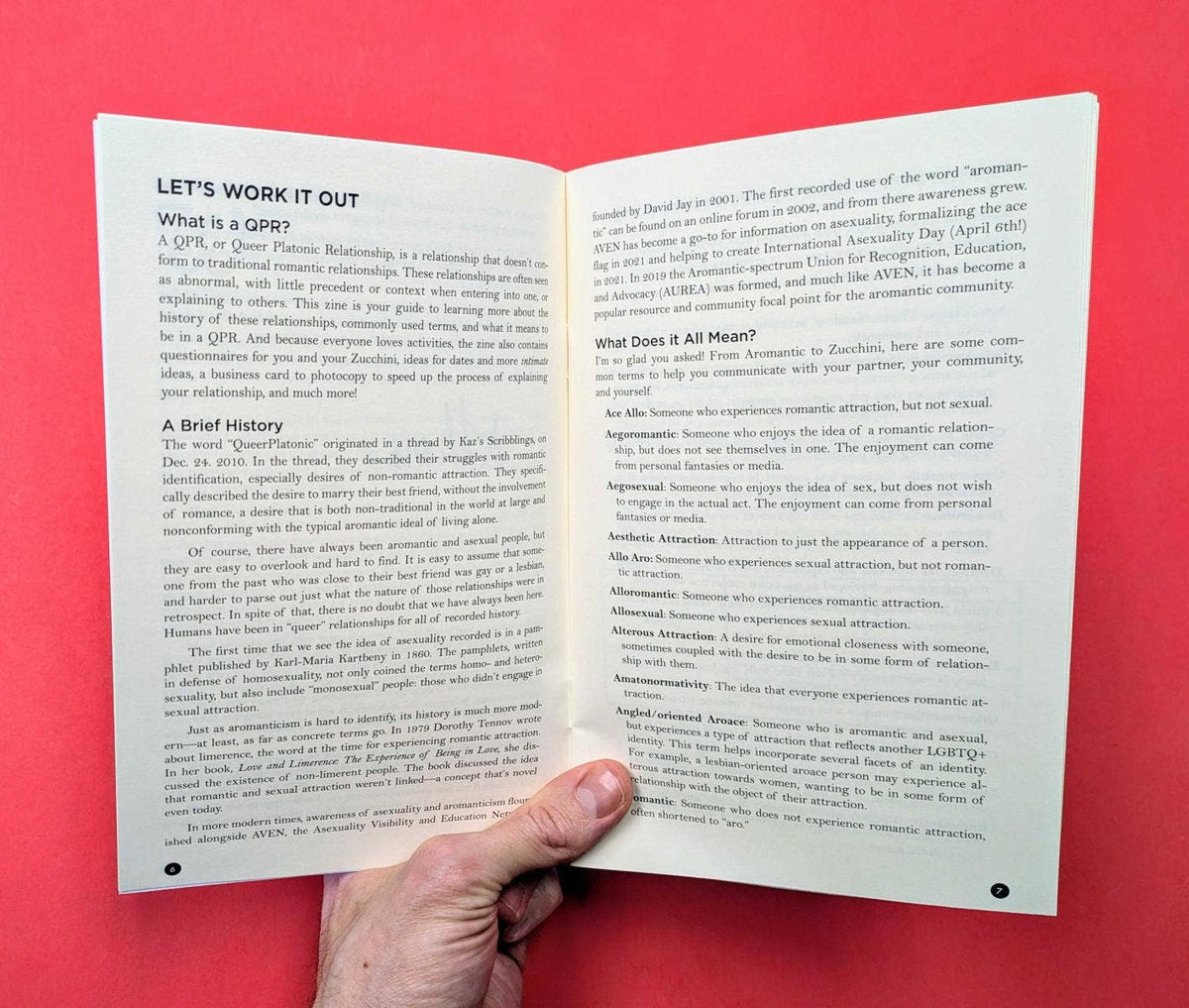 Queer Platonic Relationships: A Guide (Zine)
