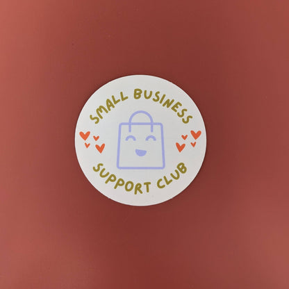 Ghost Poppy - Small Business Support Club Sticker