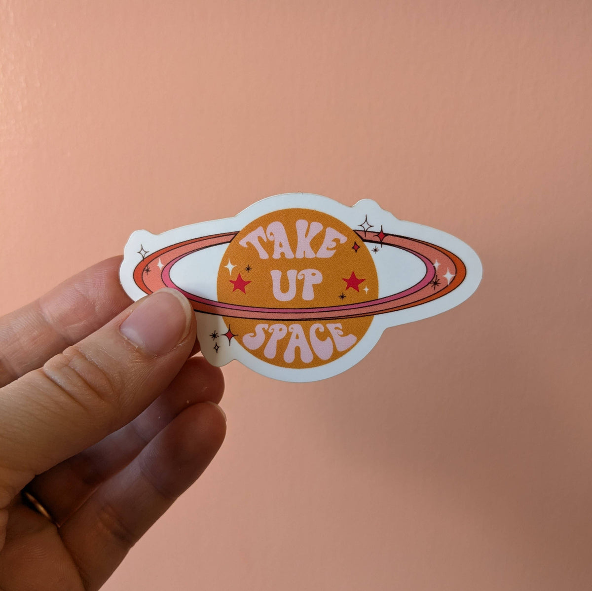 Ghost Poppy - Take Up Space Sticker