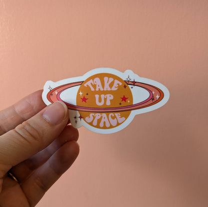 Ghost Poppy - Take Up Space Sticker